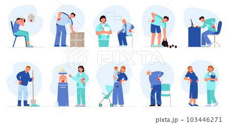 Back Pain Patients Set 103446271