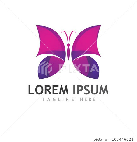 Beauty Butterfly icon design 103446621