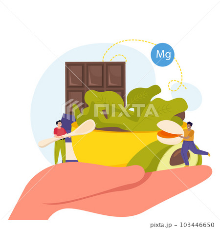 Magnesium Foods Concept Magnesium Foods Concept 103446650