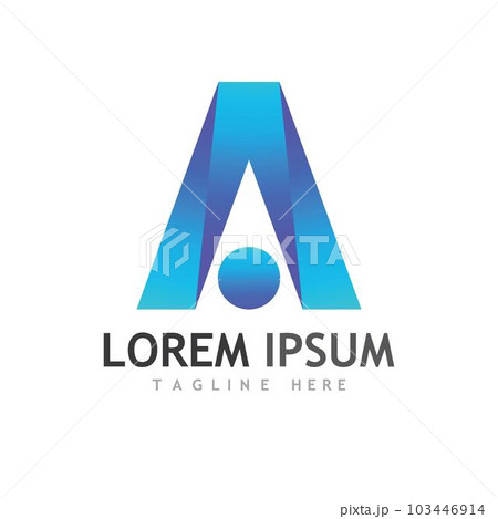 A Letter icon Template A Letter icon Template 103446914