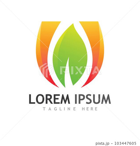 leaf logo and vector images 103447605
