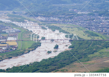 旅伏山から眺めた出雲平野の景色 103447738