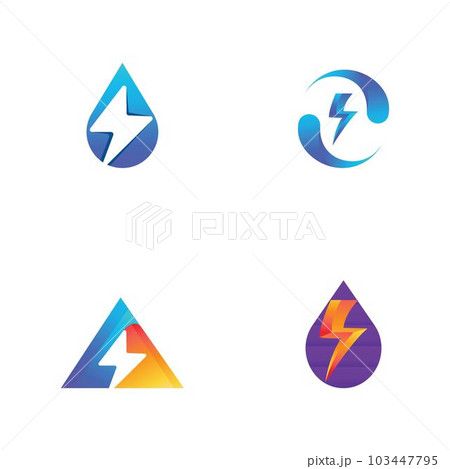 Thunder Bolt logo and symbol Thunder Bolt logo and symbol 103447795