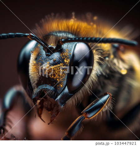Bees are flying insects known for their role in pollination and honey production. Bees are flying insects known for their role in pollination and honey production. 103447921
