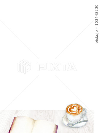 読書タイム　背景素材 103448230