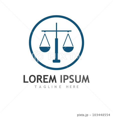 justice law Logo Template 103448554