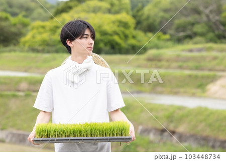 田植え準備 田植え準備 103448734
