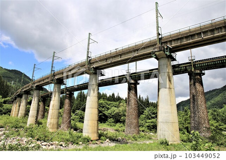 上越線の毛渡沢橋梁 上越線の毛渡沢橋梁 103449052