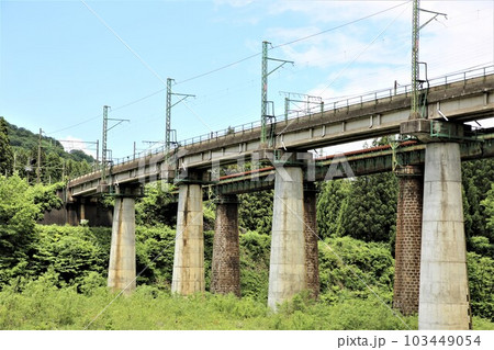 上越線の毛渡沢橋梁 上越線の毛渡沢橋梁 103449054