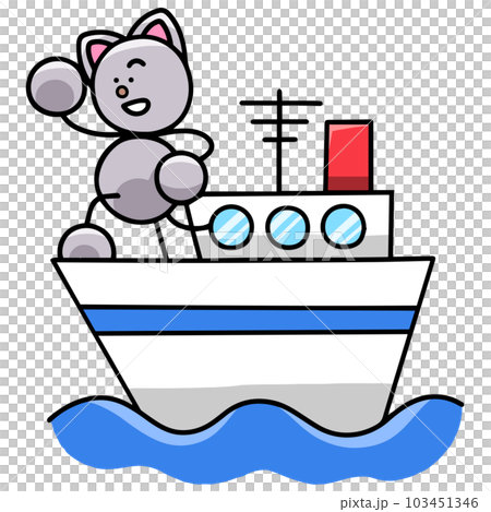 船貓上的喵丸插畫 103451346