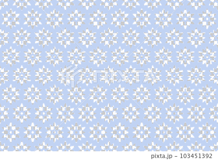 Abstract Seamless Blue Geometric Pattern. Vector Art. Abstract Seamless Blue Geometric Pattern. Vector Art. 103451392
