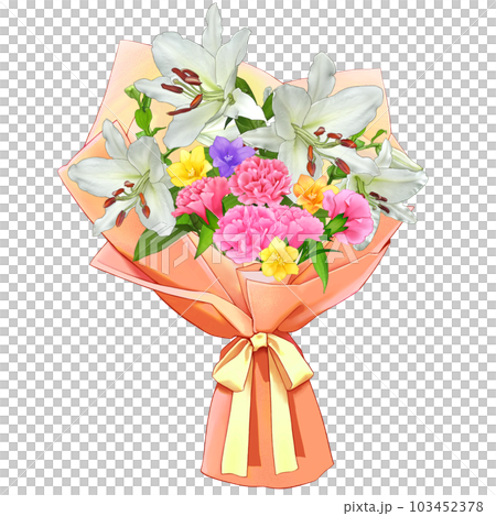 Gift bouquet wrapping 103452378