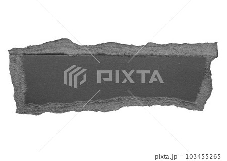 Black ripped paper torn edges strips isolated on white background Black ripped paper torn edges strips isolated on white background 103455265