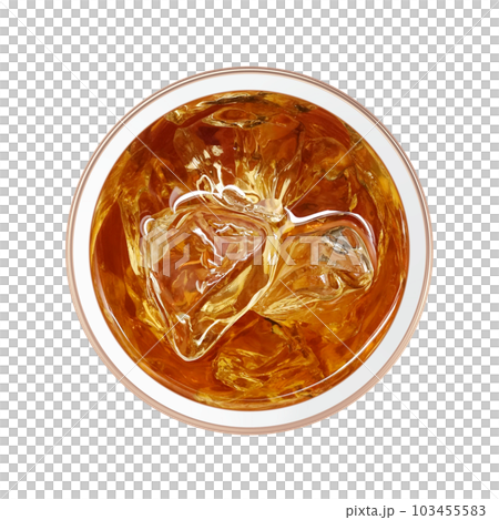 Ice tea illustration real 103455583