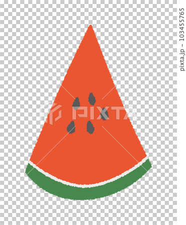 西瓜的手寫矢量插圖/感覺夏天的插圖 西瓜的手寫矢量插圖/感覺夏天的插圖 103455765