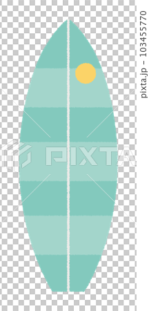 Handwritten vector illustration of a surfboard / Illustration that feels summer Handwritten vector illustration of a surfboard / Illustration that feels summer 103455770
