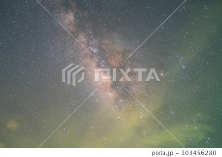 The Milky way and stars in the night sky background 103456280