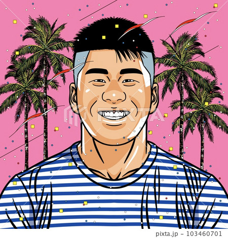 シティポップのイラスト 103460701