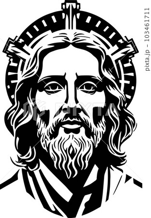 Pretty and powerful jesus christ art vector Pretty and powerful jesus christ art vector 103461711