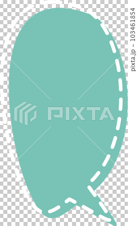 speech bubble balloon keyword icon sticker planner text box banner, flat png transparent element design 103461854