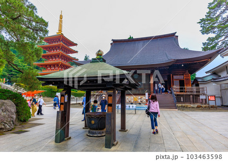 東京 日野市 高幡不動尊 金剛寺 常香炉と不動堂 東京 日野市 高幡不動尊 金剛寺 常香炉と不動堂 103463598