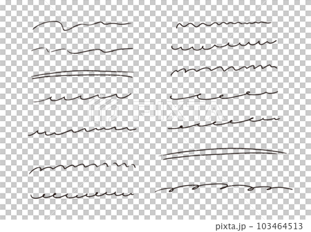 手寫下劃線處理集 手寫下劃線處理集 103464513
