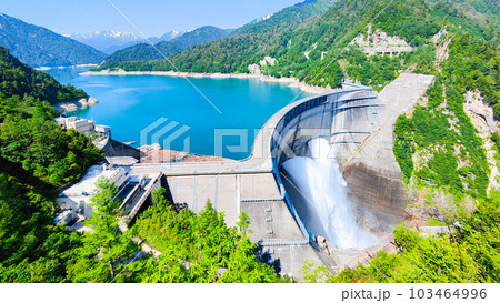 初夏の黒部ダム 初夏の黒部ダム 103464996