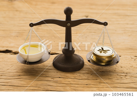 金融イメージ（オイル／円） 103465561