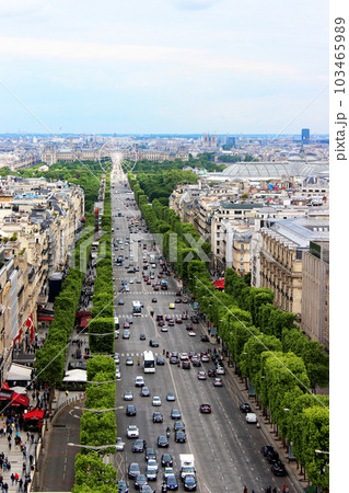 シャンゼリゼ通りを眺む シャンゼリゼ通りを眺む 103465989
