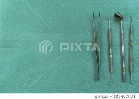 dental instruments ready for use in the dental office 103467031