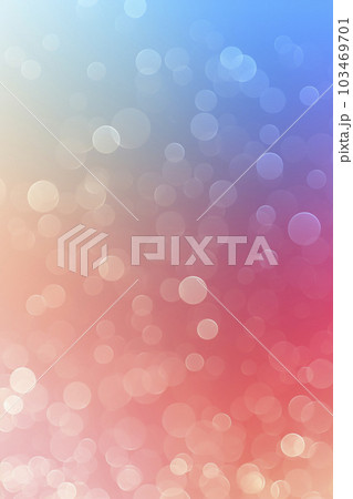 淡くカラフルなキラキラふんわりしたボケの背景素材「AI生成画像」 103469701