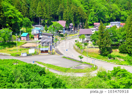 関川関所の跡周辺を望む(新潟県妙高市)【2023.5】 関川関所の跡周辺を望む(新潟県妙高市)【2023.5】 103470918