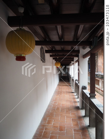 台湾 林家花園の観光、春節時期 回廊 台湾 林家花園の観光、春節時期 回廊 103473118