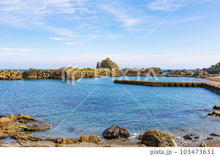 青森県八戸市 種差海岸 深久保漁港 青森県八戸市 種差海岸 深久保漁港 103473631