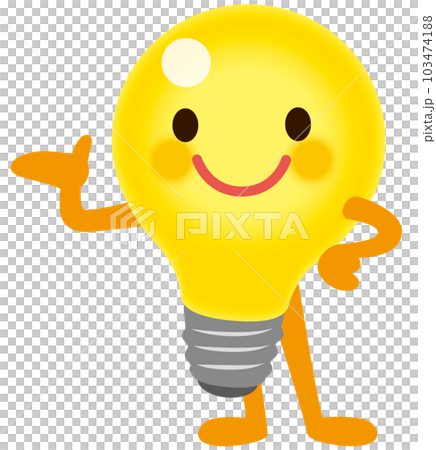 Light bulb character Electricity Power saving Energy saving Light bulb character Electricity Power saving Energy saving 103474188