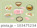 豚肉イラスト 103475234