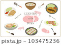 豚肉のイラスト 103475236