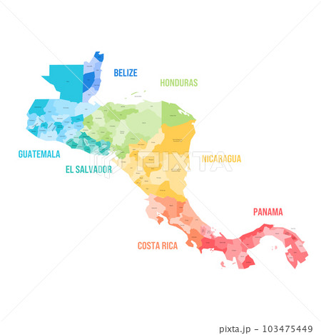 Countries of Central America - 103475449