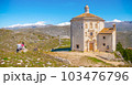 Gran Sasso National Park - Abruzzo - Italy - Santa Maria della Pieta church . 103476796