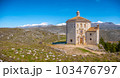 Gran Sasso National Park - Abruzzo - Italy - Santa Maria della Pieta church . 103476797