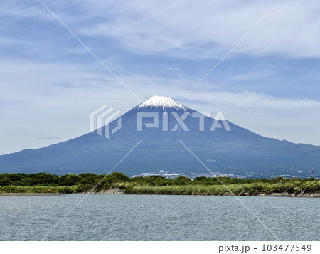 富士川と富士山 富士川と富士山 103477549
