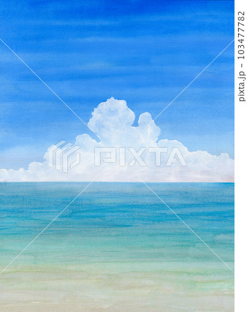 水彩画　海の絵 A must-see for watercolor beginners] How to paint beautiful oceans