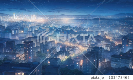 大都会の夜景_2　Generative AI 103478465
