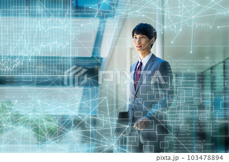 オフィスで働くビジネスマン 撮影協力「LINK FOREST」 オフィスで働くビジネスマン 撮影協力「LINK FOREST」 103478894