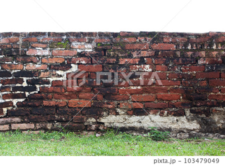 Background of old vintage brick wall Background of old vintage brick wall 103479049