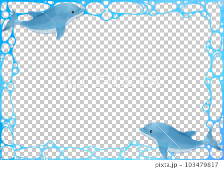 帶有海豚圖案的裝飾材料 103479817