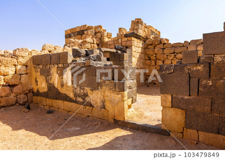 Qasr Al Hallabat desert castle, Jordan 103479849