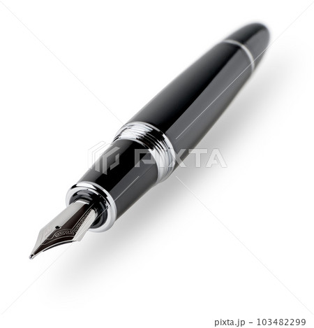 Black and silver fountain pen 103482299