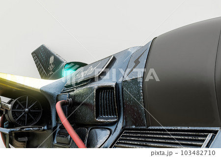 starship fighter isolated on white background 103482710
