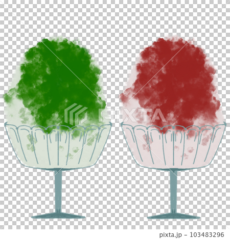 かき氷のイラスト素材 103483296